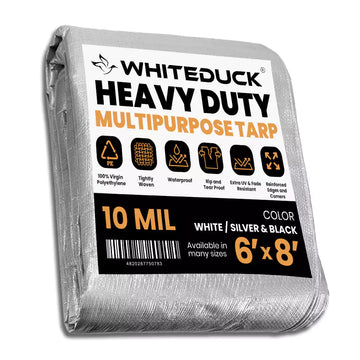 Heavy Duty Poly Tarp 10 mil - White - Preview Img